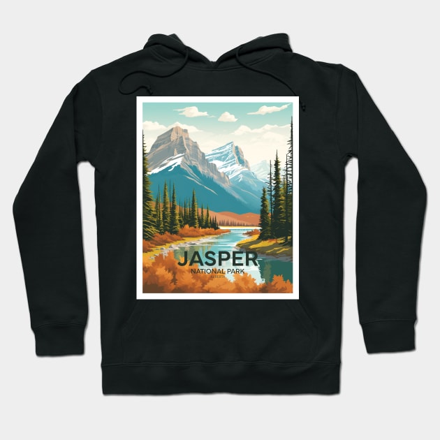 JASPER NATIONAL PARK Hoodie by MarkedArtPrints